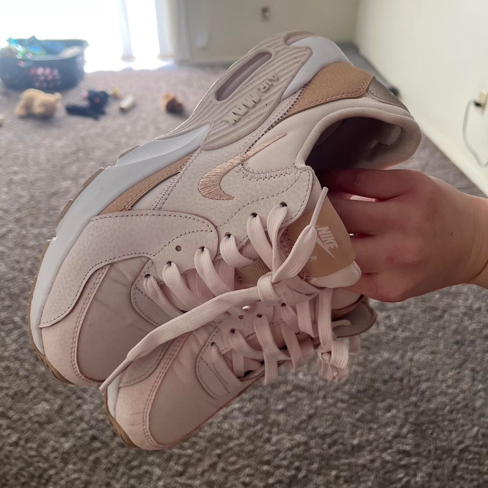 Nike Women's Blush and Beige Sneakers